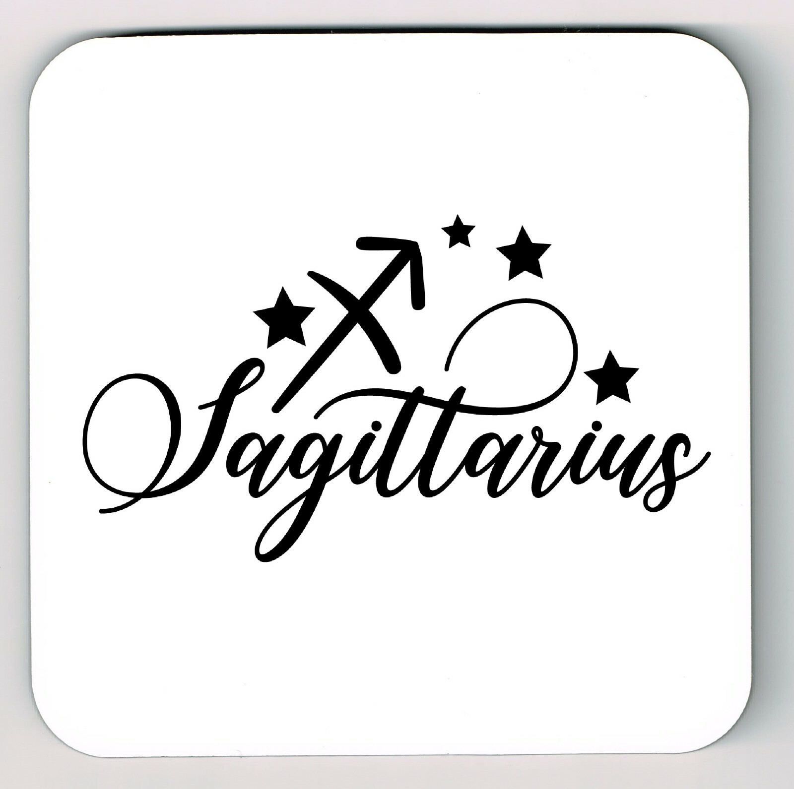 Sagittarius Star Sign Coaster, Sagittarius Zodiac Coaster, Sagittarius Coaster