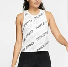 NEW NIKE PRO PRINTED STANDARD FIT TANK WITH DRI-FIT TECHNOLOGY SIZE LARGE