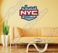 NYC New York City Brooklyn Skyline Queens Wall Sticker Interior Decor 25"X22"