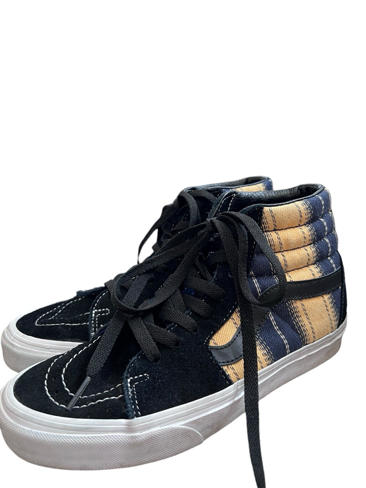 Hi Pro Vans Sky High VANS SK8-HI (Denim Stripes) Black/True White