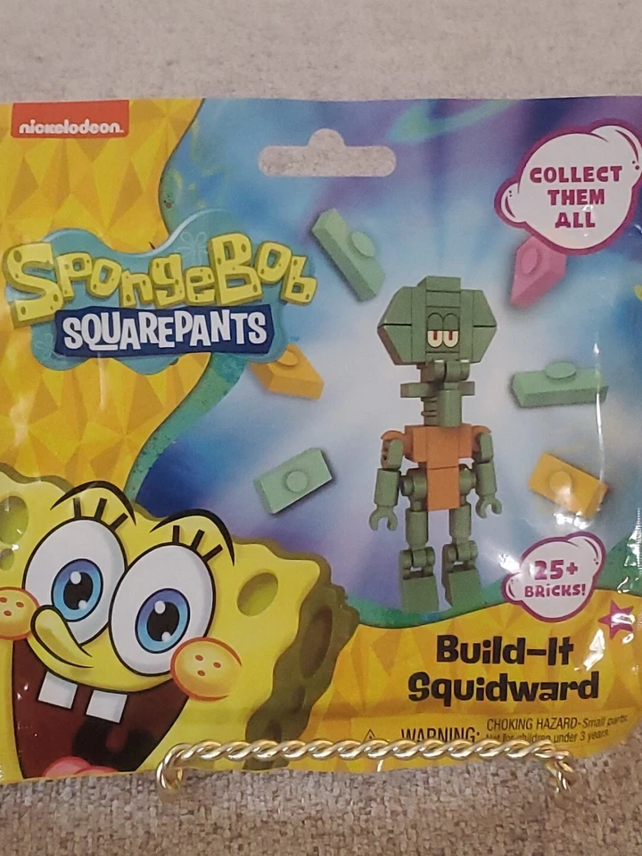 SpongeBob SquarePants Build-It Block Figure SET 2 NEW Squidward Patrick  - Image 3 of 4