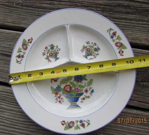 101/2" Antik 8er Set Geteilte Relish TELLER Zecho-Slowakei Musterschutz Union K - Bild 5 von 12