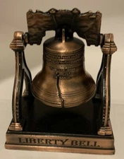 Liberty Bell on a metal stand