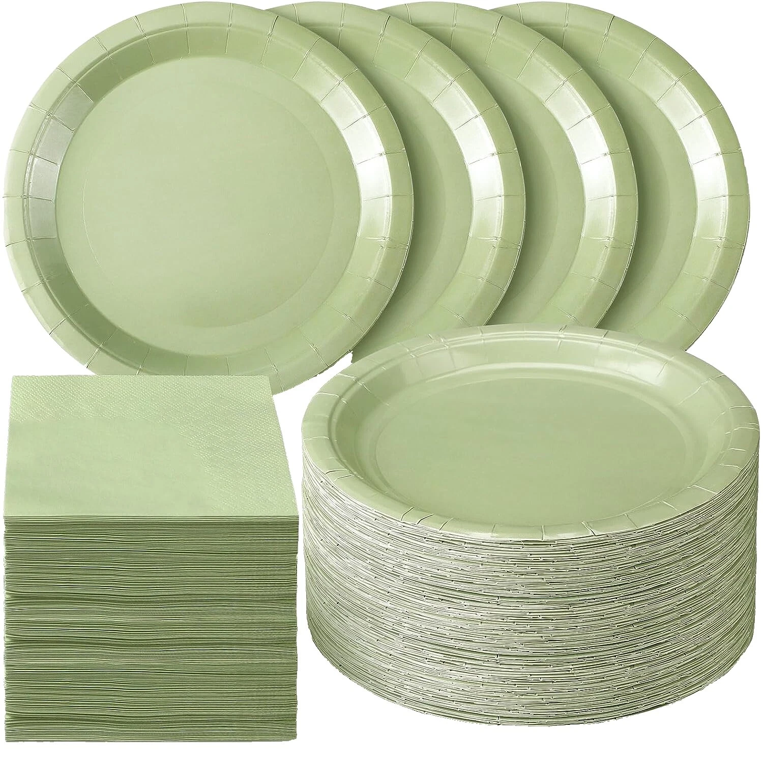 Platos de papel Sólido