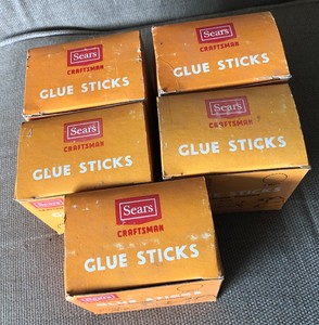 NOS Lot of 300 Sears Craftsman Glue Sticks 9-80517 - 5 Boxes of 60
