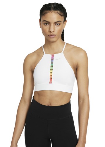 Nike Women's Dri-FIT Indy Rainbow Ladder Light Support Sports Bra sz L  Large 194956821410 | eBay