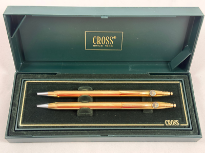 CROSS CLASSIC CENTURY 18K GOLD FILLED MOTOROLA BALLPOINT PEN &.5MM