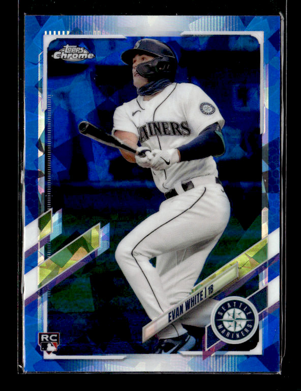 2021 Topps Chrome Sapphire Edition #151 Evan White