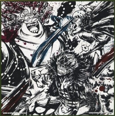 One Piece Kid Law & Kid vs Big Mom Shikishi Art Board BANDAI Japan