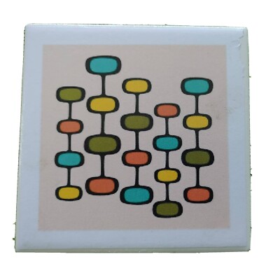 MCM Spoonflower Ceramic Coasters