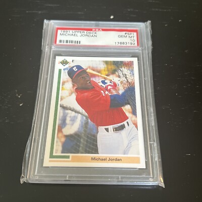 1991 Upper Deck #SP1 Michael Jordan Chicago White Sox HOF PSA 10