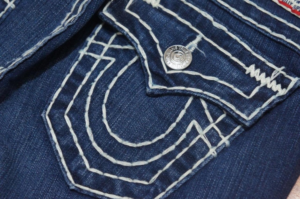 TRUE RELIGION BILLY SUPER T WQ1M26NBT2 MADE IN USA JEANS 26