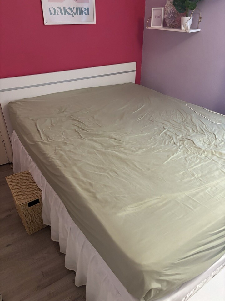 king size bed frame with mattress used eBay