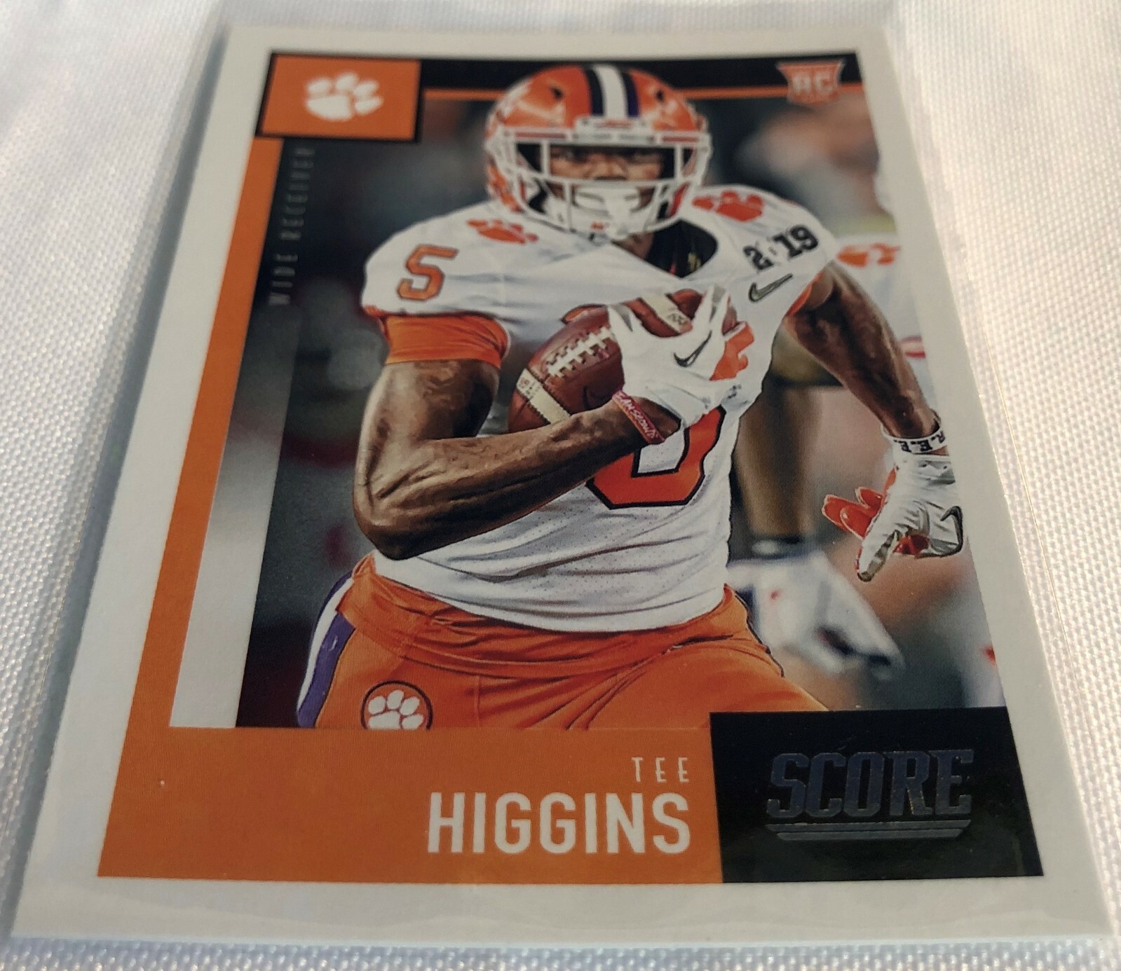 2020 Score Football Tee Higgins Clemson Tigers Cincinnati Bengals Rookie #439