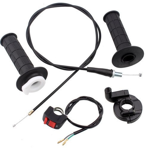 Twist Throttle Accelerator Handle Grips and Cable Set for 7/8" Pit Bike ATV Quad - Picture 9 of 9