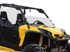 SuperATV Scratch Resistant Half Windshield for Can-Am Commander 800 / 1000 / Max