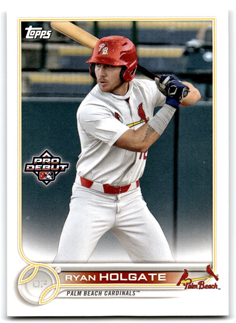 Ryan Holgate 2022 Topps Pro Debut Baseball Card PD21 Palm Beach