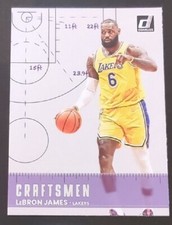 🏀2022-23 LeBron James Panini Donruss Craftsmen Insert 3 LA Lakers basketball