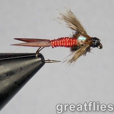 1 dozen 12 - Copper John - RED