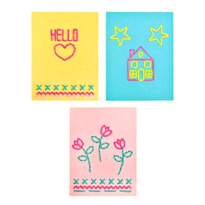 Sizzix Thinlits Stanzenset: Haus Herz Blume & Stern Stitchlits 6 Stanzen