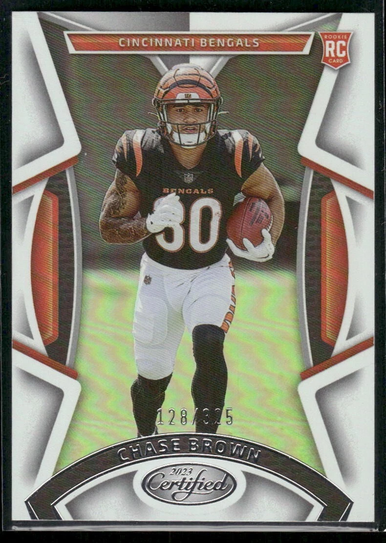 Chase Brown Panini Certified #154 Black Mirror