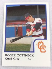 1986 Quad City Angels-ProCards Minor League Baseball Card-Roger Zottneck