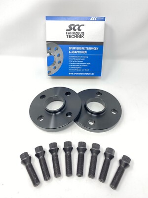 30mm 2x15mm Spurverbreiterung SCC für MINI 4/100 56,1 inkl. Radschrauben schwarz