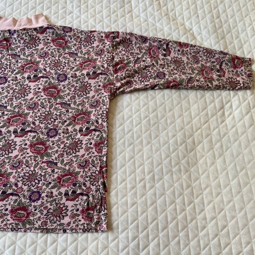 Vtg Victoria’s Secret Womens Sweatshirt XL Pink Floral Gold Label Bloomcore - Picture 8 of 14