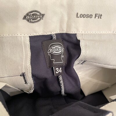 NEW 34W NAVY Brain Dead Fabrications Dickies twill work pants