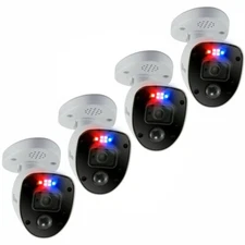 Lot of 4 Swann PRO-4KRL Enforcer 4K Home Security Bullet Camera