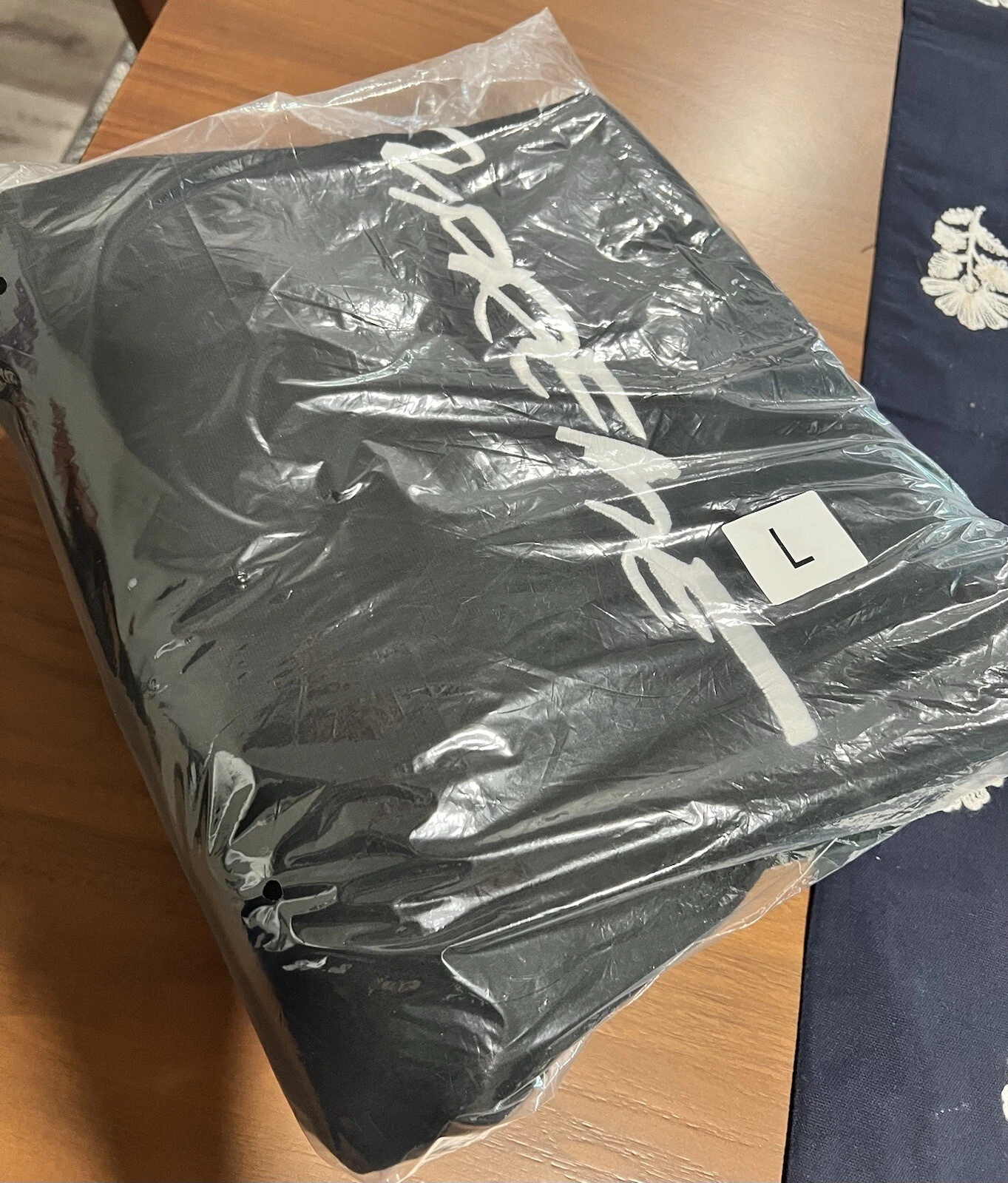 Felpa nera con cappuccio Supreme Future logo ricamato L felpe stile top