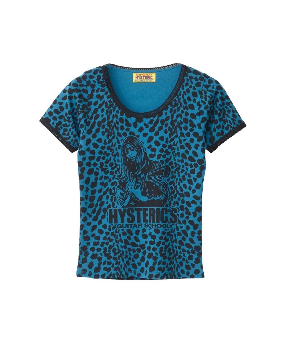 ASK availability First) Hysteric glamour GUITAR SCHOOL Print Crop