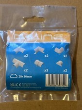 D-Line Micro+ Clip-Over Cable Trunking Accessory Multipack