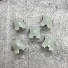 5x Custom Classic Armor light Gray Accessories for Blocks Minifigures C6kjc23