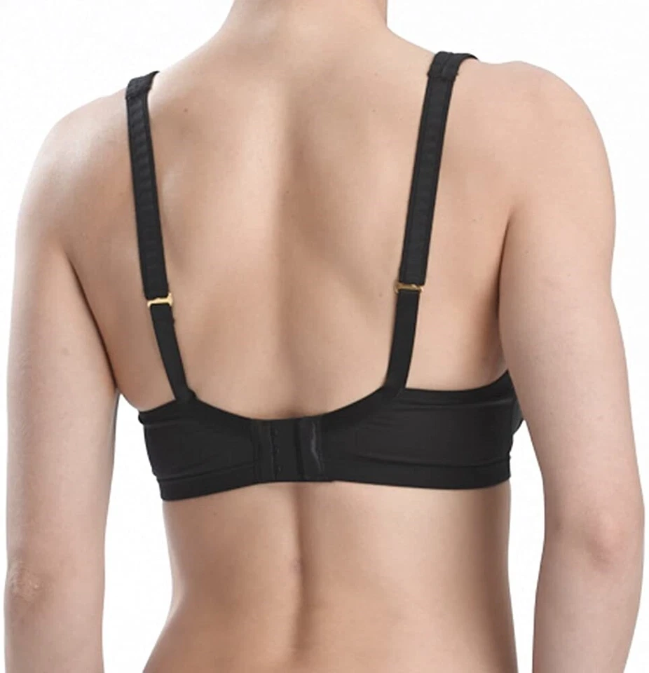 Женский беспроводной трансформируемый спортивный бюстгальтер Natori 176286 для йоги черный размер 32C - Изображение 2 из 3