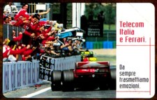 G 923 C&C 3002 SCHEDA TELEFONICA NUOVA FERRARI EMOZIONI DIFETTO OCR COME FOTO