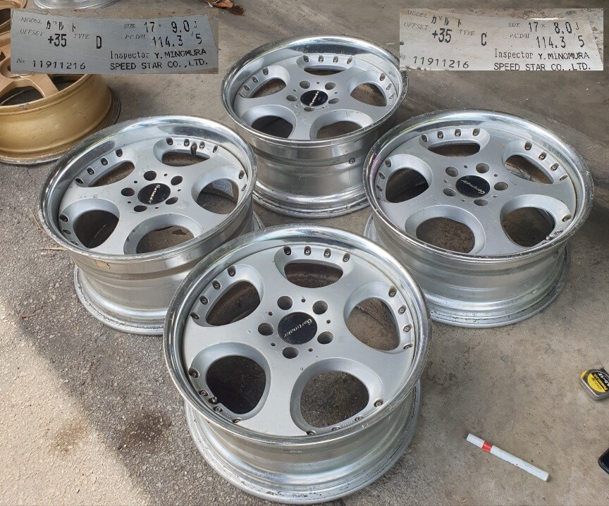 SSRガルトマイヤー 17インチ 7J 8J +47 114.3 5穴 リバレル