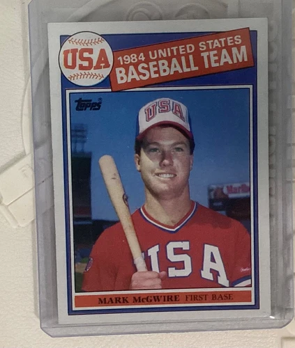 1985 Topps Mark McGwire 1984 USA Baseball Team Rookie RC #401