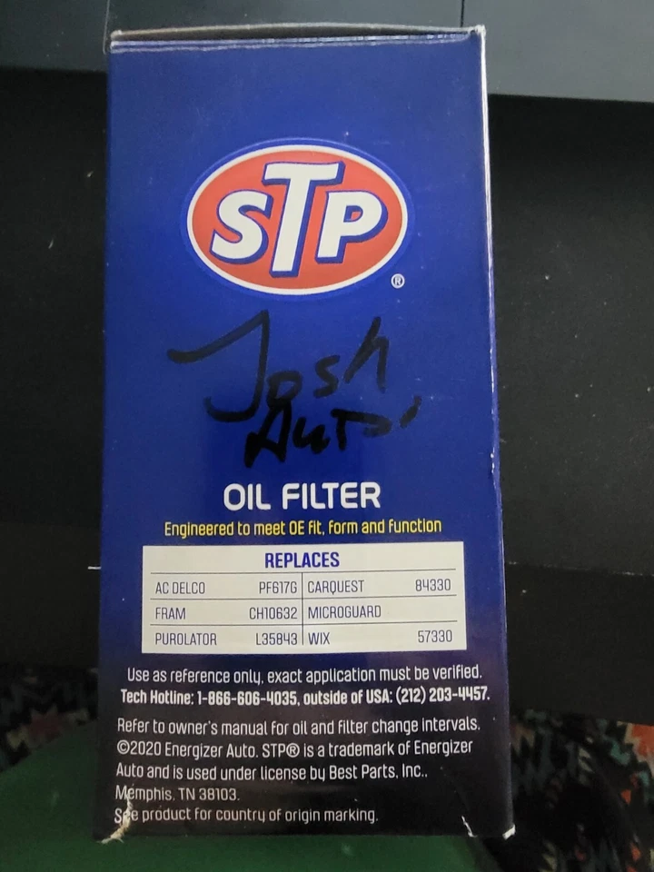 Новый масляный фильтр двигателя STP для Audi S5 2008-2012 с двигателем 4,2 л 8 цилиндров - Изображение 2 из 4
