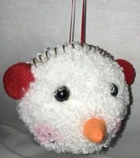 Kaz Snowman Head Ornament 