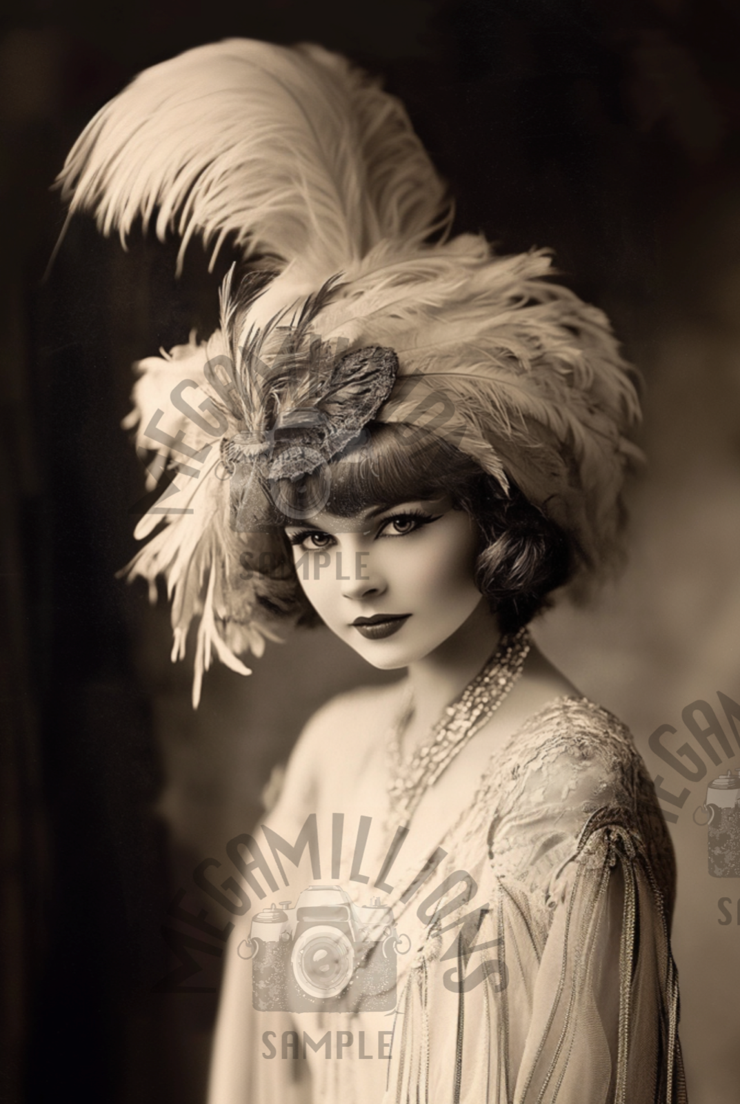 Roaring Twenties Vintage 1920's Photo of Flapper Woman Portrait 55 ...