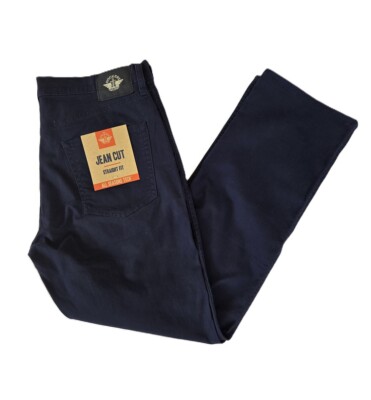 NWT Docker's 365 Sorbtek Navy Blue Jean cut straight Fit Men's Pants