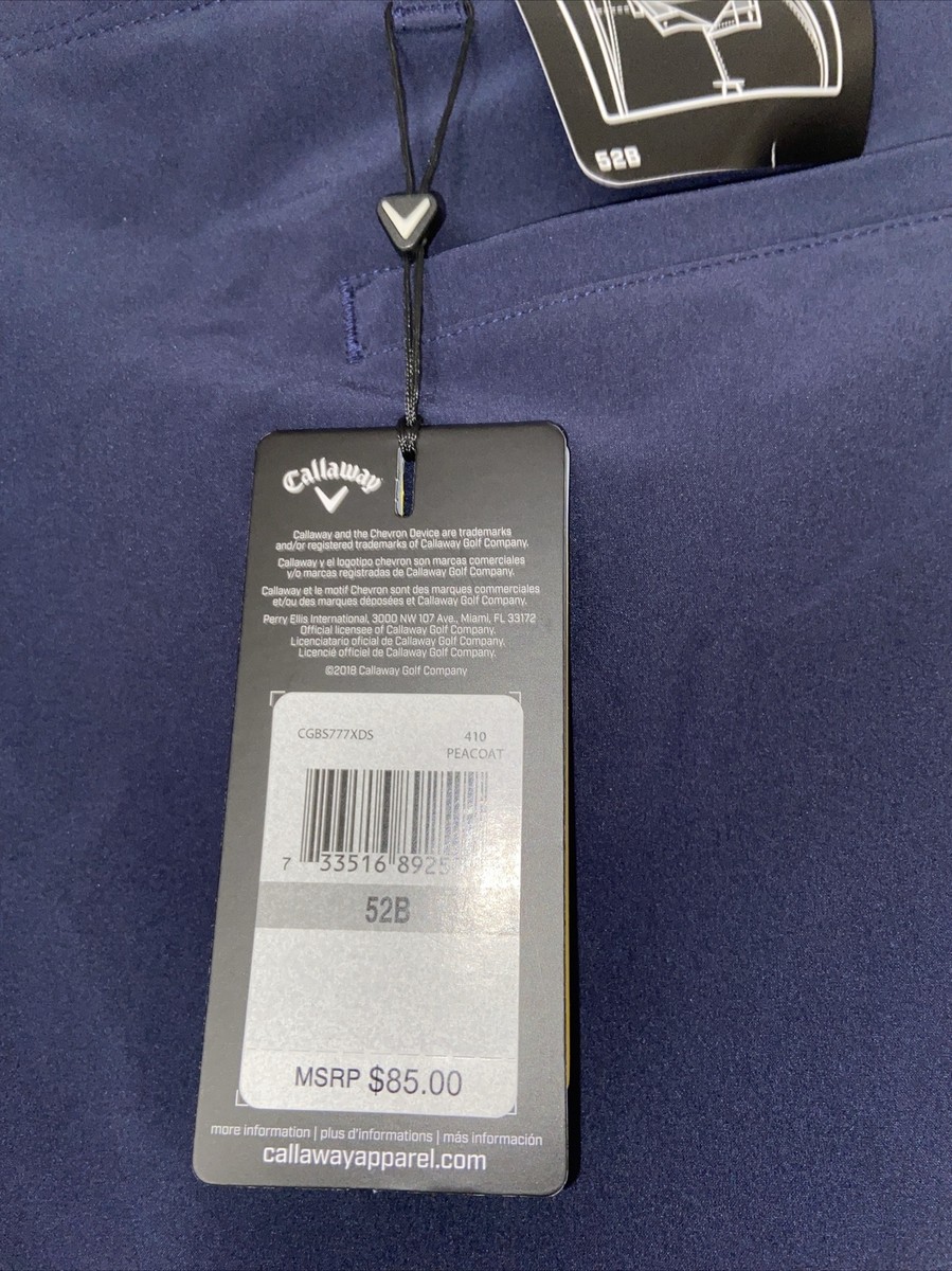 callaway active waistband Golf shorts 52B 410 Pea coat | eBay