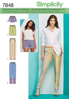 Simplicity Schnitt Nr 1165.R5 Hose Gr. 40 - 48