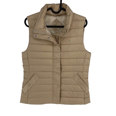 GANT Brown Light Down Puffer Gilet Vest Waistcoat Size XS