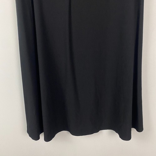 Eileen Fisher A-Line Skirt Size Petite Medium Black Pull On A-Line Ponte - Picture 3 of 10