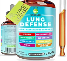 Undelio Lung Defense 8-in-1 Herbal Blend 4 oz | Respiratory & Immune Support 