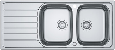FRANKE Spüle SPARK SKX 621 aus Edelstahl mit Drehexcenter / Edelstahlspüle / ...