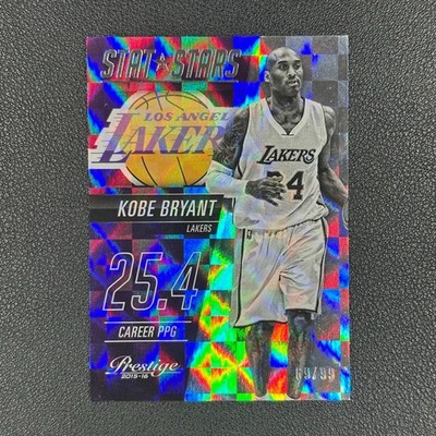 2015 Panini Prestige Stat&Stars Kobe Career PPG Checkerboard 69/99 Lakers#Z