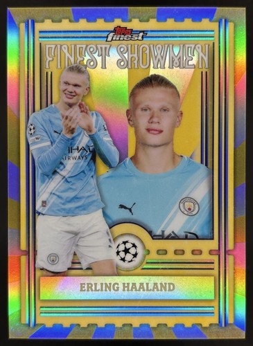 Erling Haaland 2025-26 Topps UEFA Club Competition Finest Showmen Man City